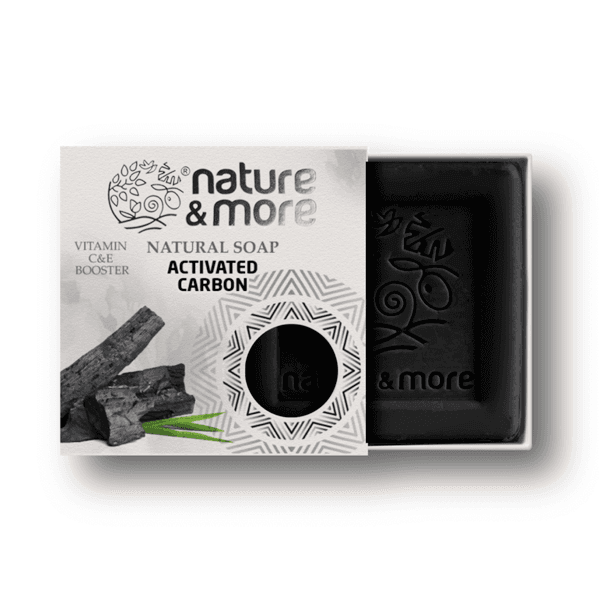 Activated Carbon Soap in its original supplier packaging