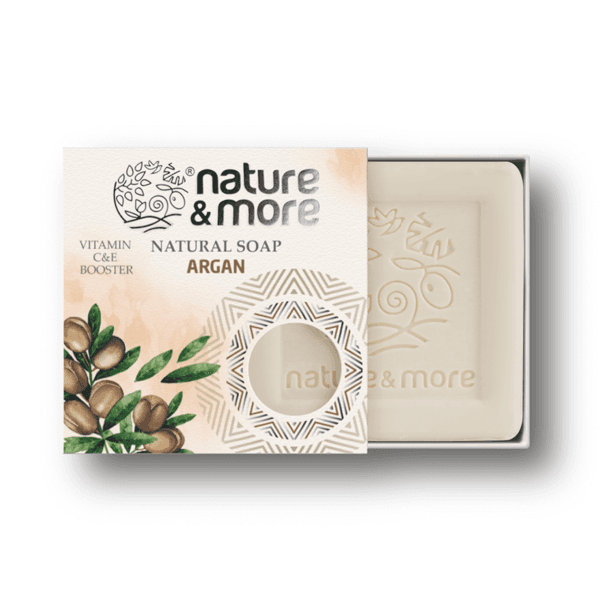 Argan Soap in its original supplier packaging