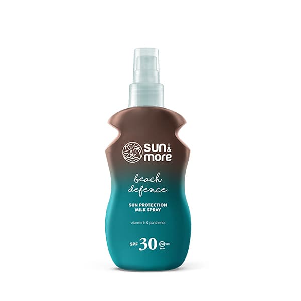 Sun Protection Milk Spray in its original supplier packaging